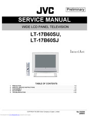 JVC LT-17B60SJ Service Manual