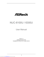 ASROCK NUC- 6300U User Manual
