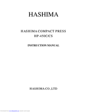 HASHIMA HP-450CS Instruction Manual