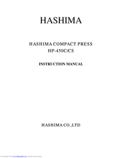 HASHIMA HP-450C Instruction Manual