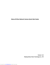 Dahua H-IPC-HF81230E Quick Start Manual