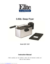 Elite Products EDF-3507 Instruction Manual
