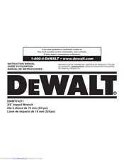 DeWalt DWMT74271 Instruction Manual