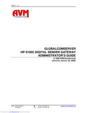 AVM HP 9100C Administrator's Manual
