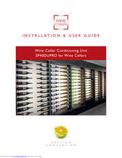 Wine Corner SP40DUPRO Installation & User Manual