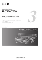 Seiko IP-7700 Enhancements Manual
