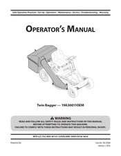 MTD 19A30011OEM Operator's Manual