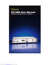 Voltech dc1000 User Manual