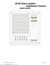 jablotron JA60X Installation Manual