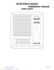 Jablotron JA60K Installation Manual