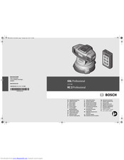 Bosch RC 2 Original Instructions Manual