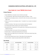 Toshiba 3 axis TB6560 User Manual