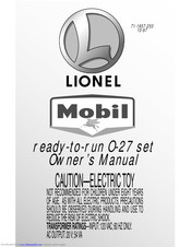Lionel JCPenney Owner's Manual