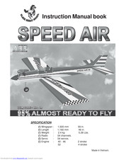 Black Horse Model SPEED AIR BH.08 Instruction Manual Book