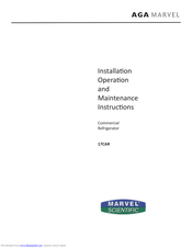 Aga Marvel 17CAR Installation, Operation And Maintenance Instructions