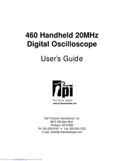 TPI Scope Plus 460 User Manual