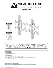 Sanus VisionMount VMPl50A Manual
