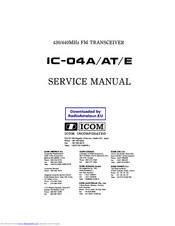 Icom IC-04AT Service Manual