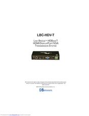 Broadata LBC-HDV-T User Manual