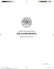 Bertazzoni KO 30 PRO X Use & Care Manual