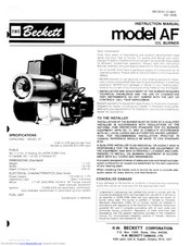Beckett AF Manuals | ManualsLib