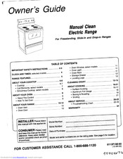 Magic Chef CES1110AAH Owner's Manual
