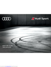 Audi RS 3 LMS SEQ Quick Start Manual