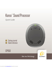 Kanso CP950 Getting Started Quick Reference