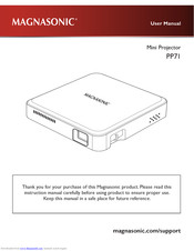 Magnasonic PP71 User Manual