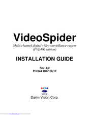 DARIM VISION VIDEOSPIDER PVE400 edition Installation Manual