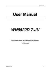Sharp WN8522D 7-JU User Manual