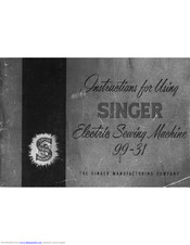 Singer 99-31 Instructions For Using Manual