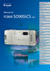 Sony Ericsson FOMA SO905iCS Manual