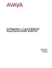Avaya Secure Router 4134 Manual