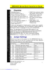 Axiomtek SBC84600 Series Quick Installation Manual