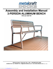 MetalCraft Docks 3-0227-00 Assembly And Installation Manual