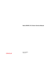 Oracle Netra SPARC S7-2 Service Manual
