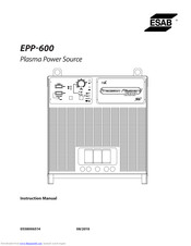 ESAB Precision Plasmarc EPP-600 Instruction Manual