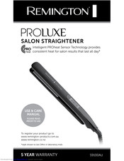 Remington Proluxe S9100AU Use & Care Manual