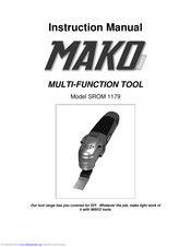 MAKO TOOLS SROM 1179 Instruction Manual