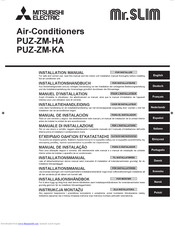 Mitsubishi Electric PUZ-ZM-HA Installation Manual