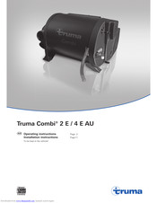 Truma Combi 2 EAU Operating Instructions Manual