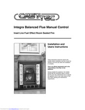 Cast Tec Integra Balanced Installation And User Instructions Manual
