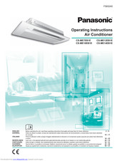 Panasonic CS-ME12EB1E Operating Instructions Manual