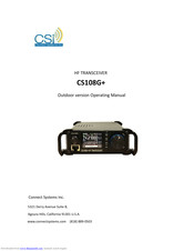 CSI CS108G+ Operating Manual