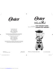 Oster WHIRLWIND User Manual