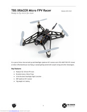 TBS Xraser Micro FPV Racer Quick Start Manual And Manual