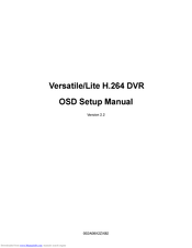 Dynamic CCTV EZ960 Osd Setup Manual