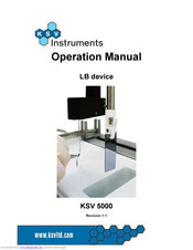 KSV 5000 Operation Manual