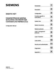 Siemens SCALANCE XM-400 Configuration Manual